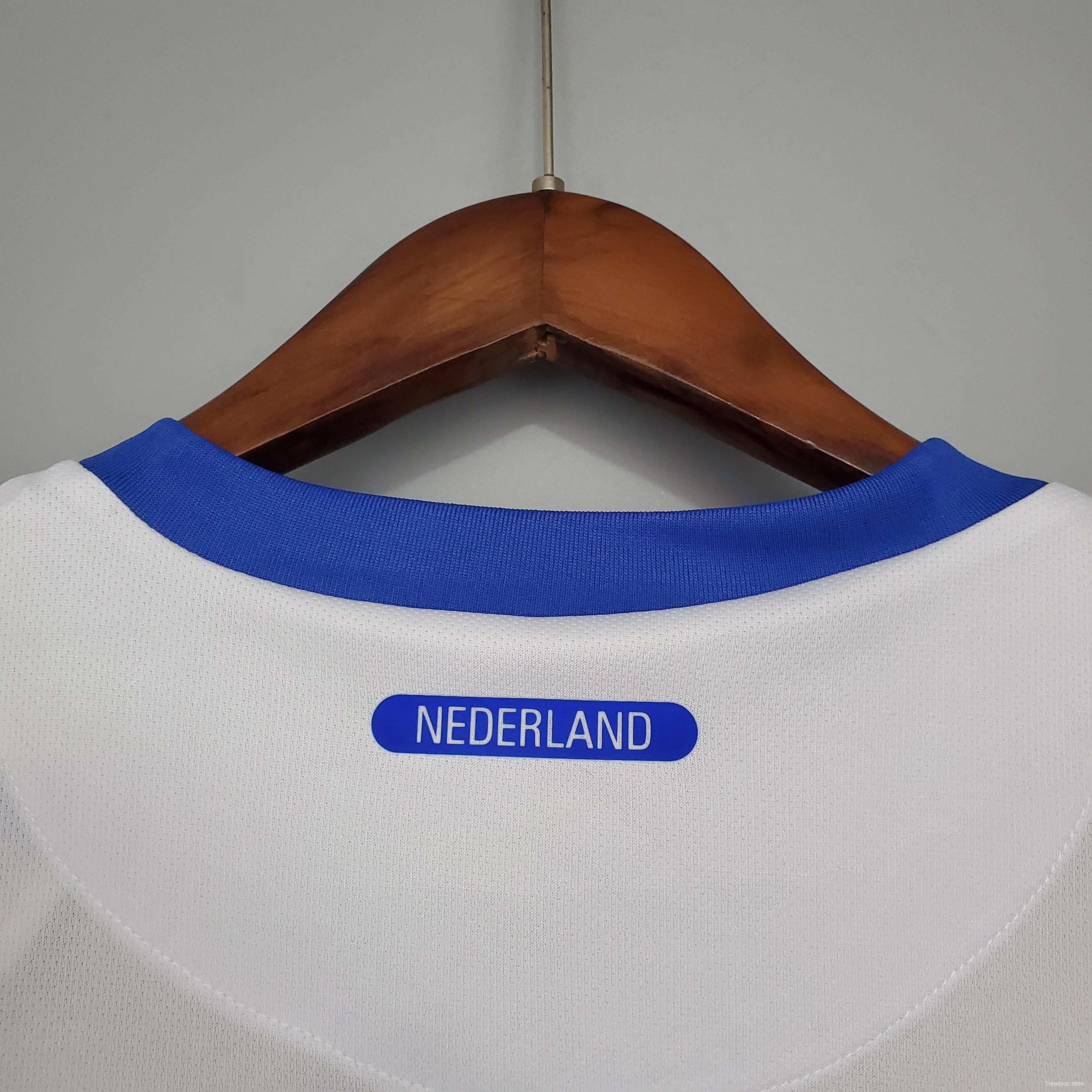 Retro Netherlands 2010 away Soccer Jersey