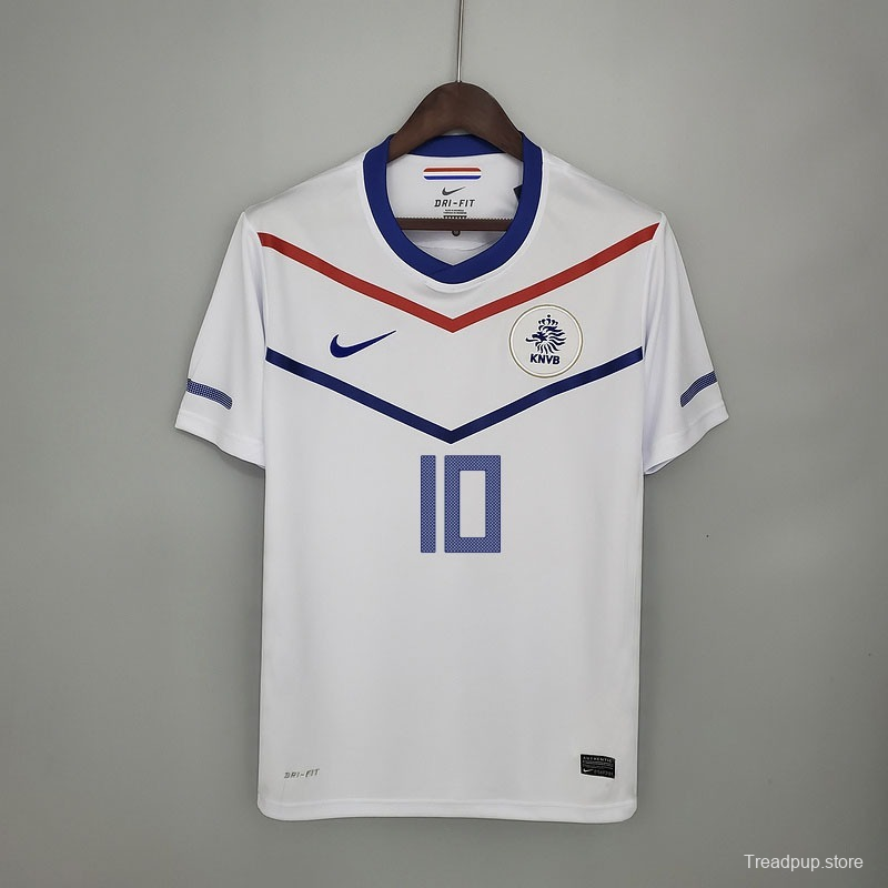 Retro Netherlands 2010 away Soccer Jersey