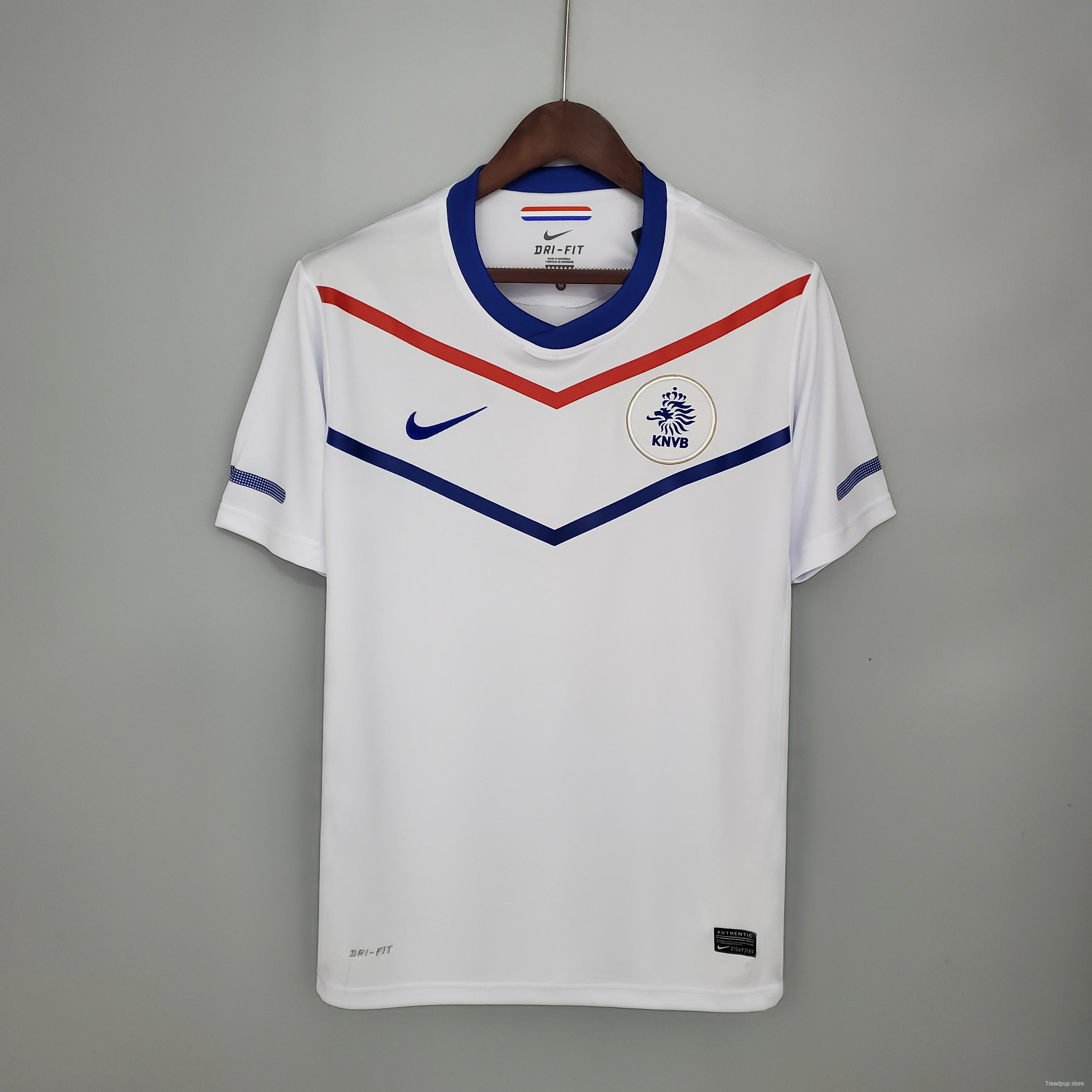 Retro Netherlands 2010 away Soccer Jersey