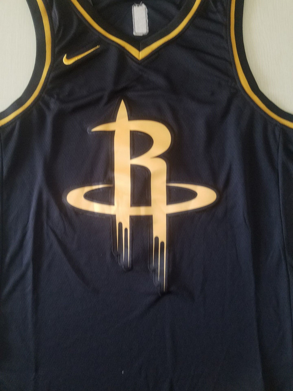 Russell Westbrook 0 Black Golden Edition Jersey