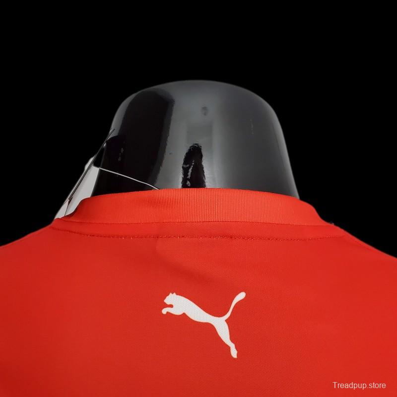 New F1 Formula One; Ferrari Racing Suit Crew Neck Red 