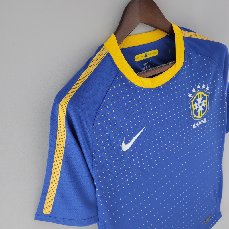 Retro 2010 Brazil Away Soccer Jersey