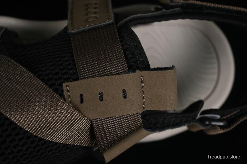 Ecco Offroad Series 2024 Summer New Casual Men's Sandals with Soft Leather Upper and Mesh - 63131501002