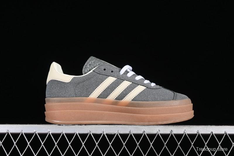 Adidas Originals Gazelle Bold IE0428 Low-Top Sneakers with Thick Sole for Casual Wear, Anti-Slip and Durable - IE0428
