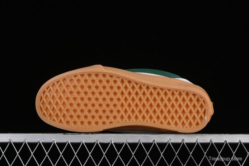 Vans Knu-Skool VR3 Lx Low-Top Retro Sneakers in Grey Green with Gum Sole - VN000CS0DWM