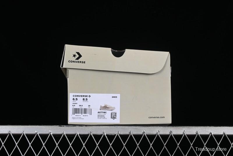 Feng Chen Wang Converse Chuck 70 Low 2-in-1 Deconstructed Canvas Sneakers - A07718C