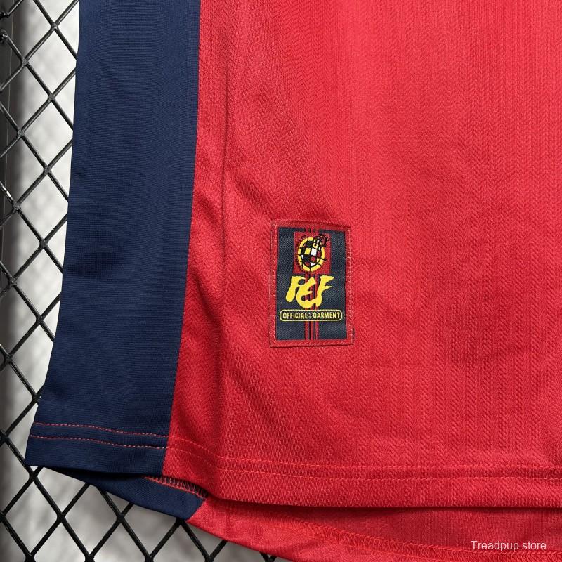 Retro 1998 Spain Home Jersey