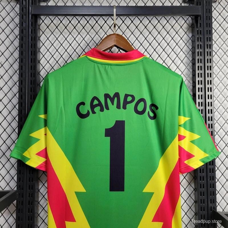 Retro 1998 Mexico CAMPOS 1 WORLD CUP HOME Jersey