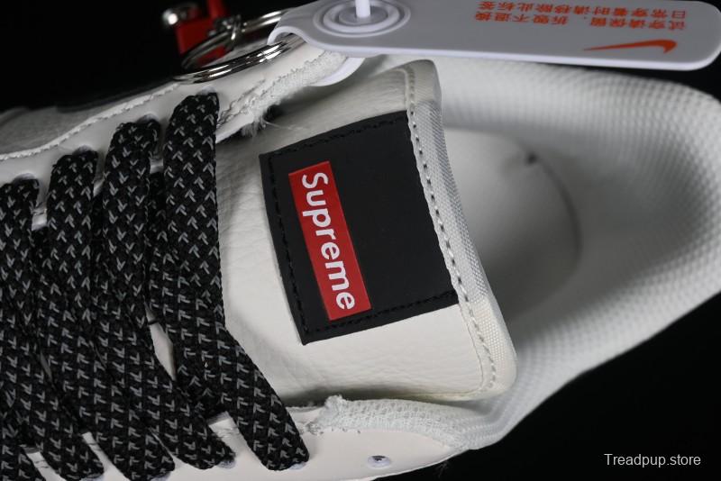 Supreme x Nike Air Force 1 '07 Low Casual Skate Shoes with Zoom Air Cushion - HD1968-009