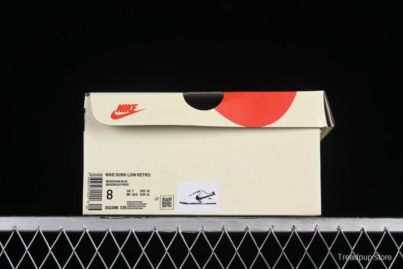 Stussy x Nike SB Dunk Low Collaboration Anniversary Edition Premium Customized Low-Top Casual Skate Shoes - DQ1098-339