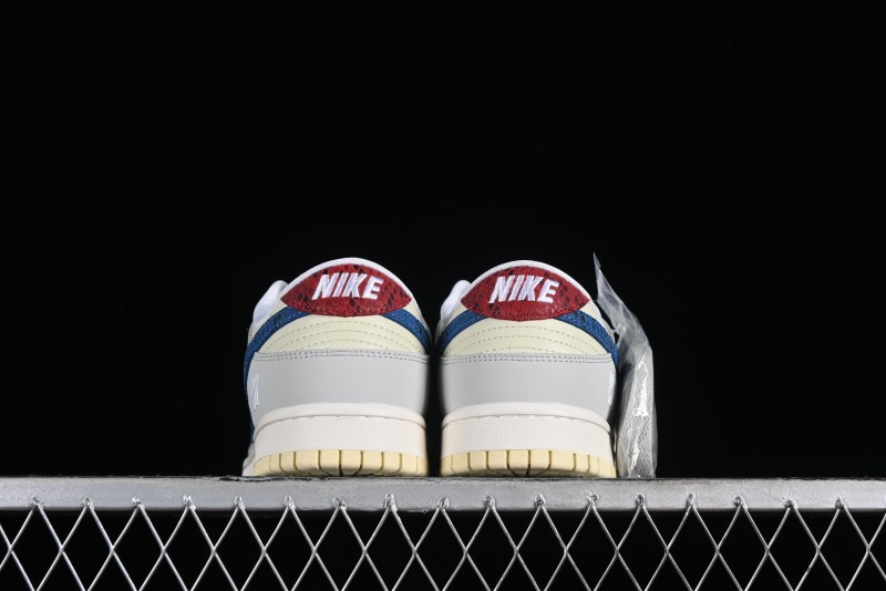 Nike SB Dunk Low UN Collaboration - Blue Dragon Scale Anniversary High-End Custom Low-Top Casual Skate Shoes - FC2025-302