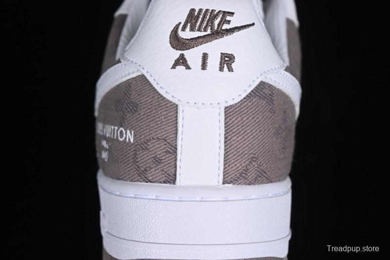 Nike Air Force 1 '07 Low Custom Casual Sneakers with Full-Length Air Cushion - CW2288-111