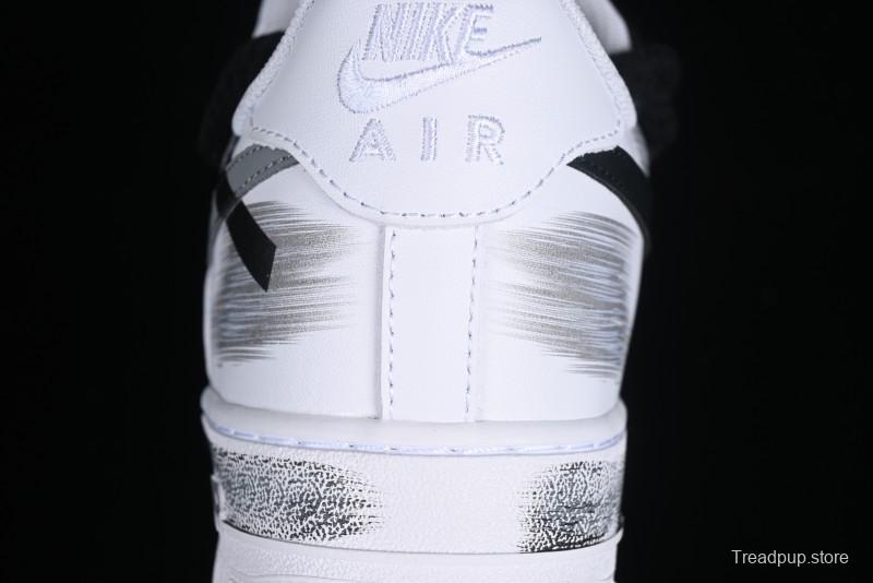 Nike Air Force 1 '07 Low Custom Anime Theme Spray Paint Swoosh Casual Sneakers - ZH0316-011