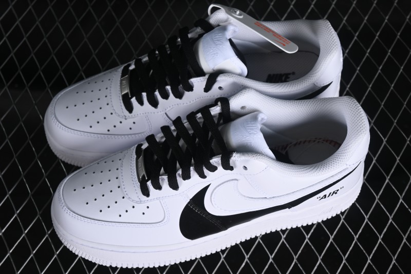 Nike Air Force 1 '07 Low Casual Sneakers with Double Swoosh Design - DD8959-100