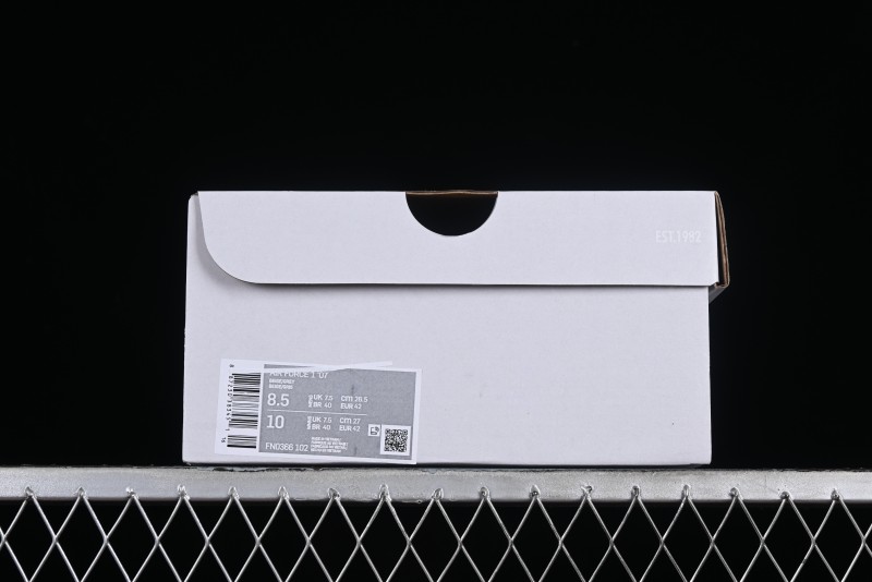 Nike Air Force 1 '07 Low Customized Anime Theme Gradient Grey Swoosh Casual Sneakers - FN0366-102