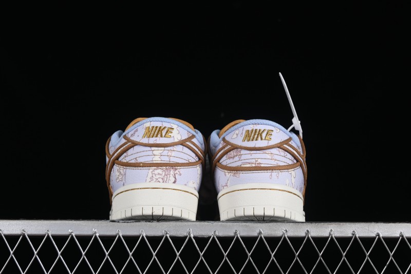 Nike SB Dunk Low Premium "Pastoral Print" Skateboarding Shoes - FN5880-001