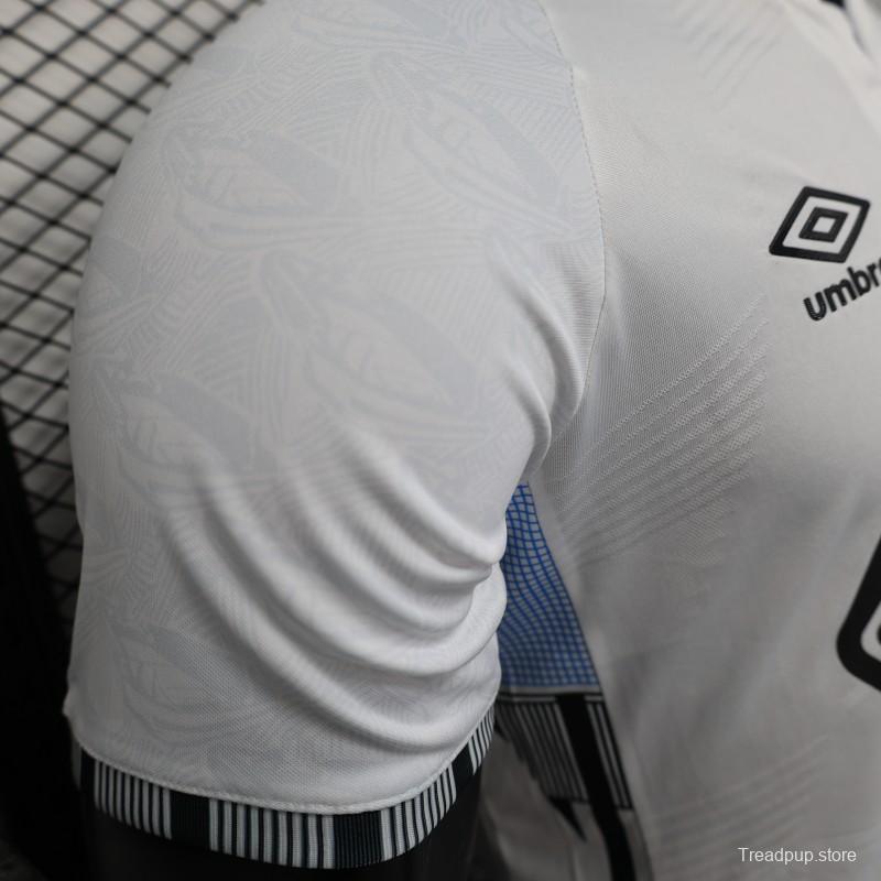 Player Version 25/26 Santos Home Jersey With Sponsors