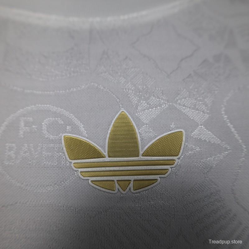 Player Version 25/26 Bayern Munich White with 125th Anniversary Emblem Jersey