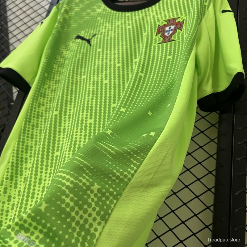 2025 Goalkeeper Portugal Green Jersey