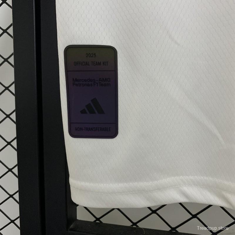 2025 F1 Formula AMG White T-Shirt