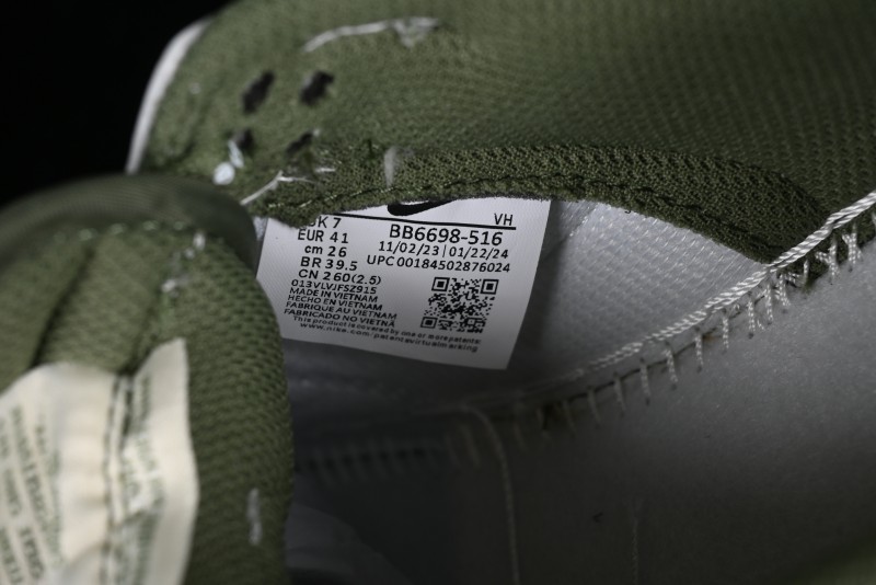 Nike SB Dunk Low Supreme Collaboration - Military Green Canvas Anniversary Custom Low-Top Casual Skate Shoes - BB6698-516