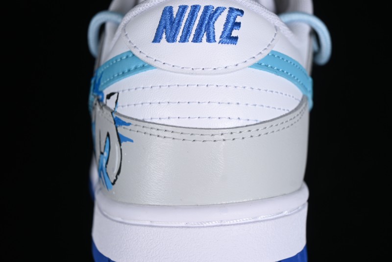 Nike Dunk Low Graffiti Deconstructed Style Casual Diary Gradient Splatter Letter SB Strap Low-Top Skate Shoes - DV0831-104