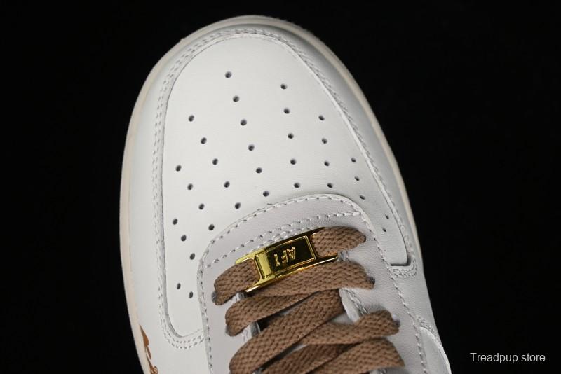 Nike Air Force 1 '07 Low x Kaws Casual Sneakers with Full-Length Air Cushion - CW2288-207