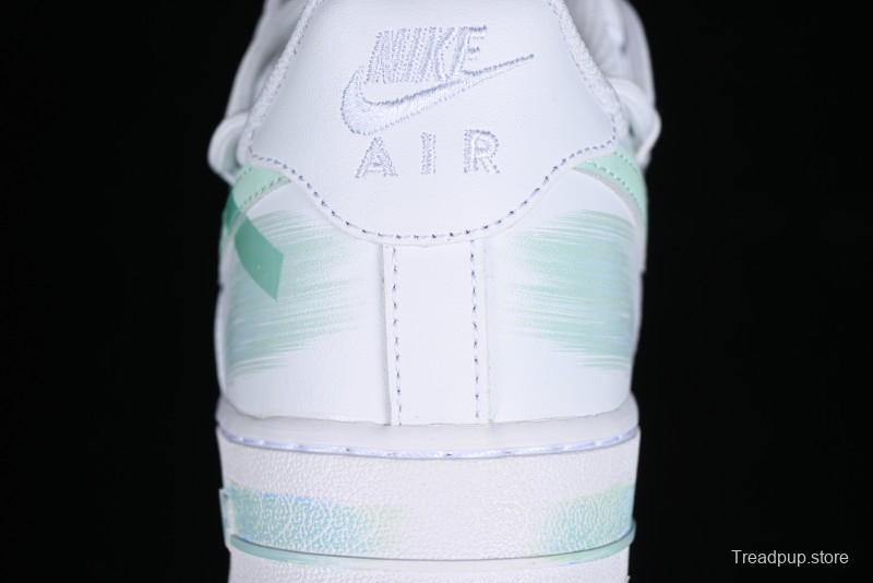 Nike Air Force 1 '07 Low Anime Themed Custom Swoosh Strap Casual Sneakers - ZH0316-023