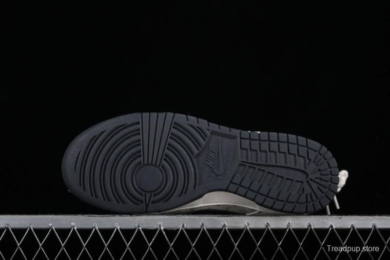 Nike SB Dunk Low LV Collaboration Strap Monogram Beige Black Hook Anniversary High-End Custom Low-Top Casual Skate Shoes - SJ2068-260