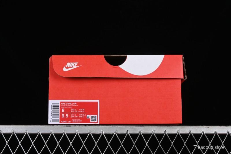 Nike Dunk Low Green Snake SB Low-Top Casual Skate Shoes - FQ8893-397