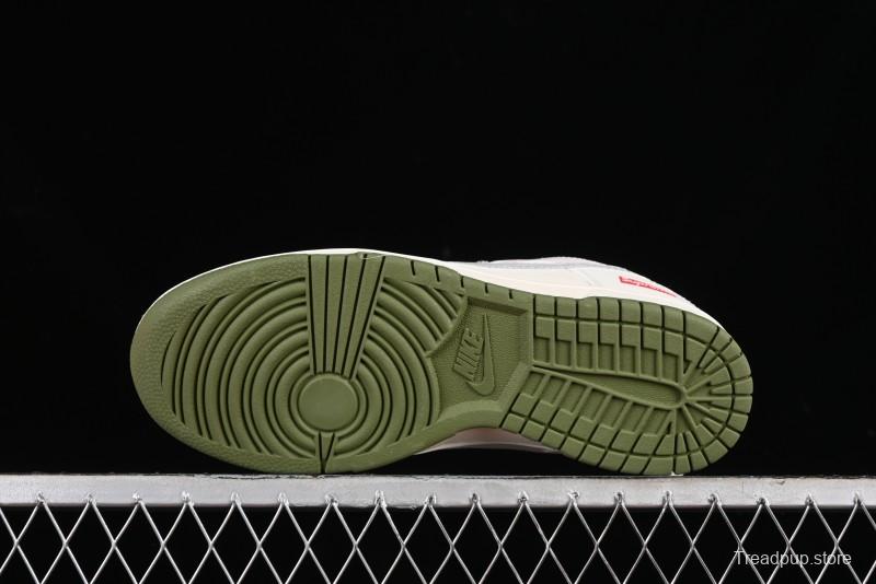 Nike SB Dunk Low Supreme Collaboration - Beige Anniversary High-End Custom Low-Top Casual Sneakers - XX2025-330