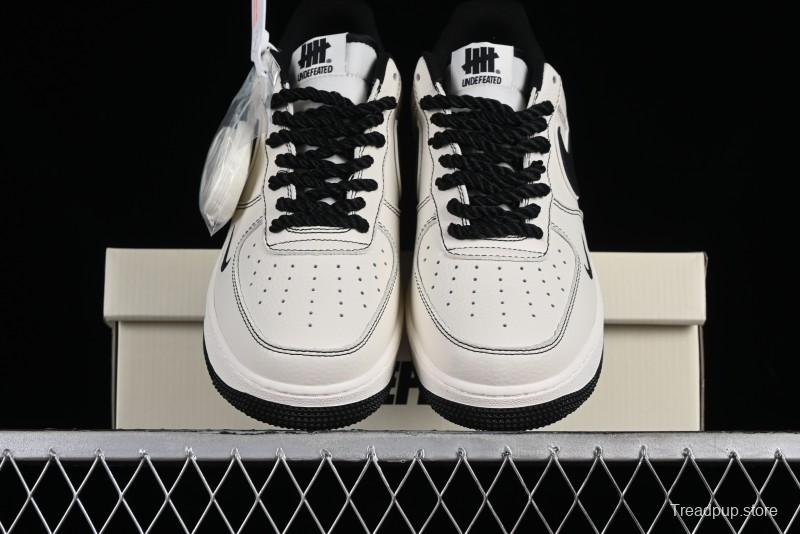 Nike Undefeated Air Force 1'07 Low Casual Sneakers with Custom Leather & Reflective Details - UT2023-201