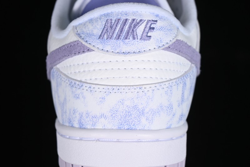 Nike SB Dunk Low Premium White Light Purple Skateboarding Shoes - DM9467-500
