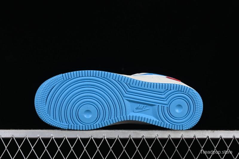 Nike Supreme x Air Force 1'07 Low Casual Sneakers in Lake Blue - HD1968-024