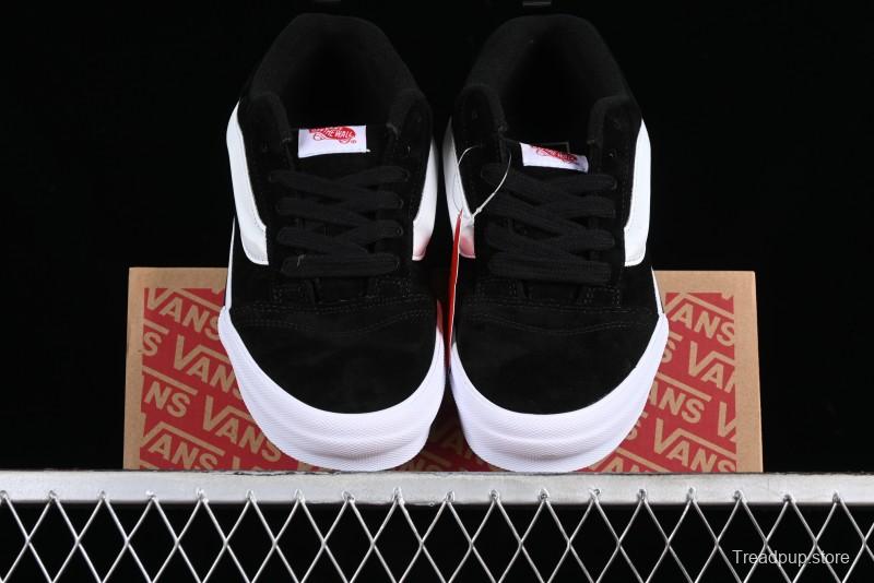 Vans Classics Knu Skool Retro Skate Shoes with Enlarged Toe and Thickened Tongue - VN0009QCWBL