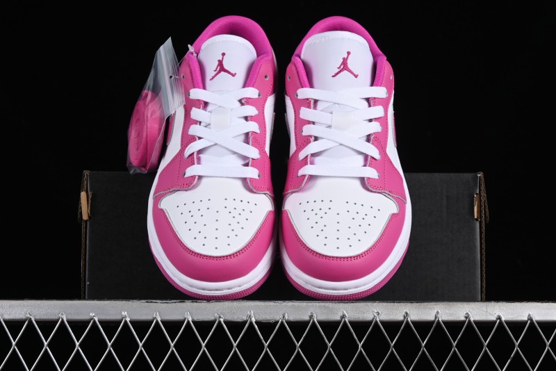 Nike Air Jordan 1 Low AJ1 Rose Pink Low-Top Casual Lifestyle Sneakers - FV8486-600