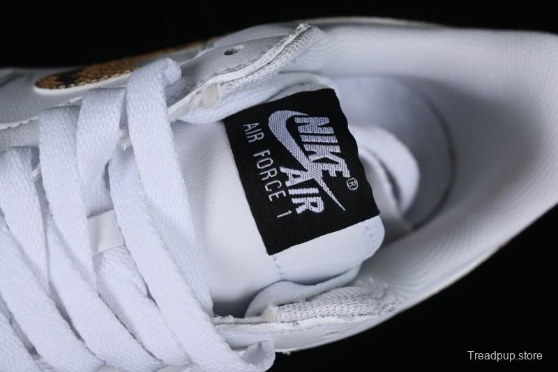 Nike Air Force 1 '07 Low Casual Sneakers with Full-Length Air Cushion - AO1635-100