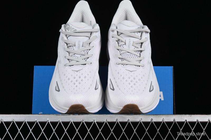 HOKA ONE ONE CLIFTON 9 Running Shoes with Lightweight Knit Mesh and Enhanced Cushioning - 1127895 NCWT