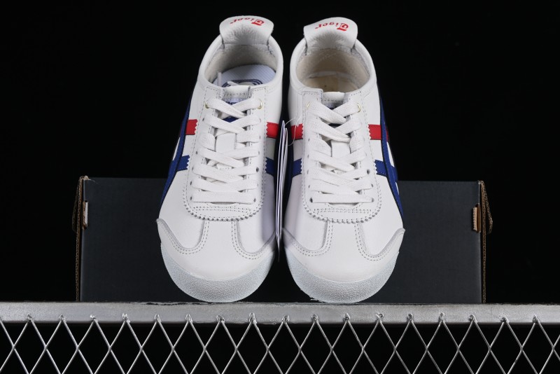 Onitsuka Tiger Mexico 66 Low-Top Leather Sneakers for Casual Running - D507L-0152