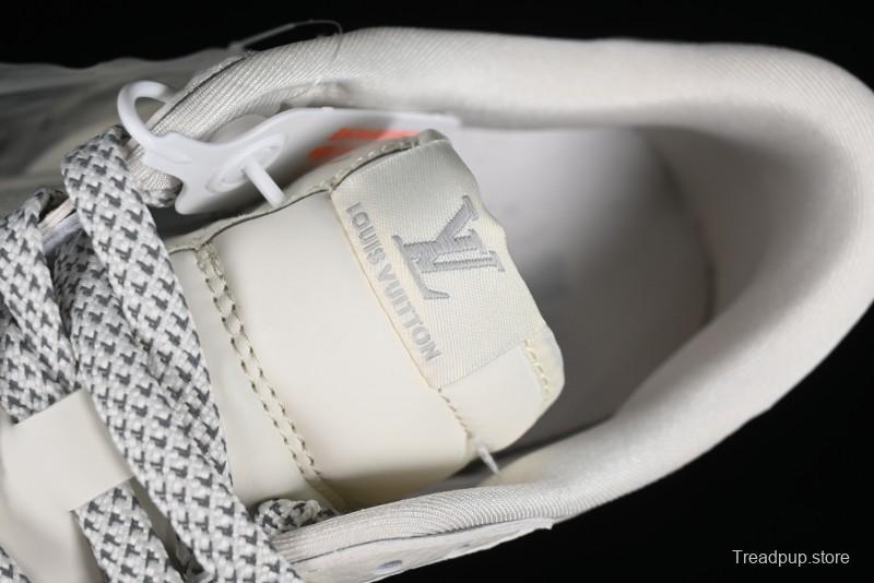 Nike Air Jordan 1 Low OG SP Travis Scott x Fragment Design LV Washed Blue Denim Casual Sneakers - SJ2068-007