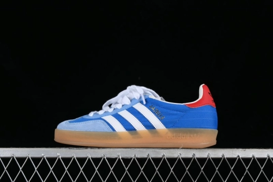 Adidas Originals Gazelle Indoor IF9643 Retro Casual Low-Top Skateboard Shoes with Anti-Slip and Wear-Resistant Sole