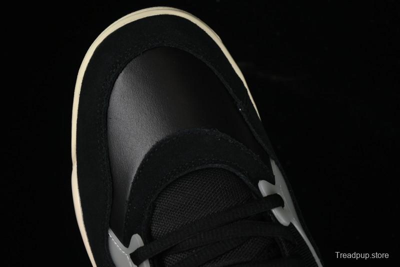 Nike Air Jordan 4 Remastered Sneakers in Black with Textile Mesh, Leather and Suede - FQ7939-006