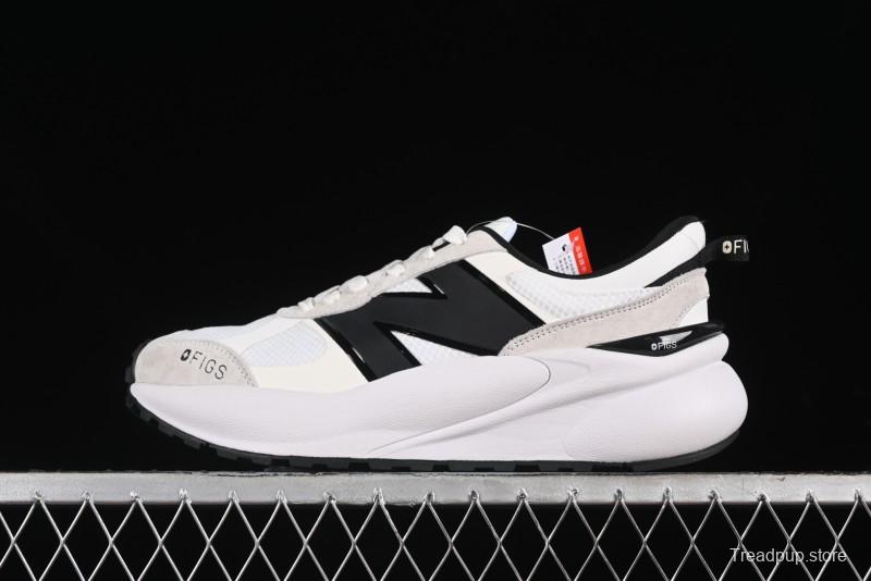 New Balance 3447 Series Retro Casual Running Shoes with Textile and Leather Upper - U3447LC