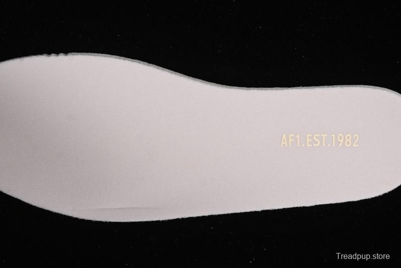 Nike Air Force 1 PLT AF ORM Triple White Low Top Casual Sneakers - DJ9946-108