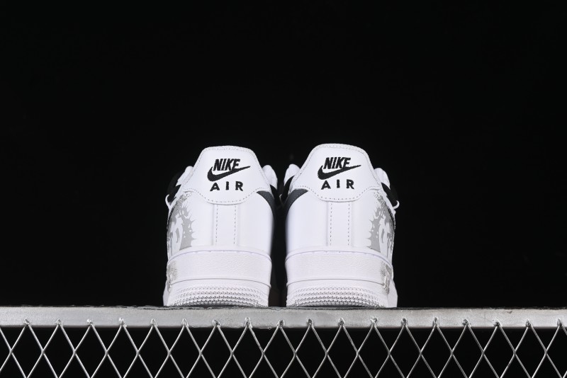 Nike Air Force 1 '07 Low Peace Dove Spray Custom Low-Top Casual Sneakers - ZH0316-031