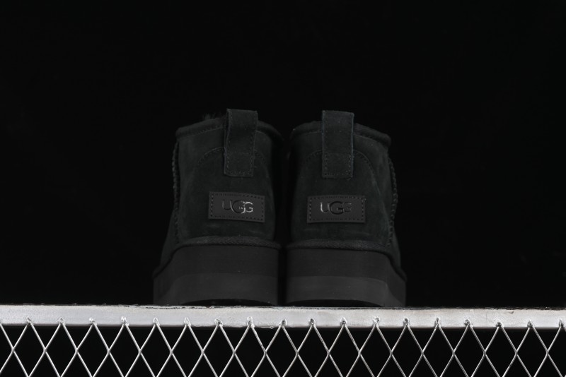 UGG Classic Ultra Mini Platform 3CM Wool Blend Mini Short Boots - 1135092