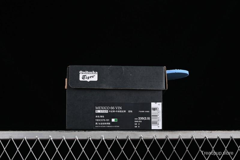 Onitsuka Tiger Mexico 66 Low-Top Leather Running Shoes - 1183C076-101