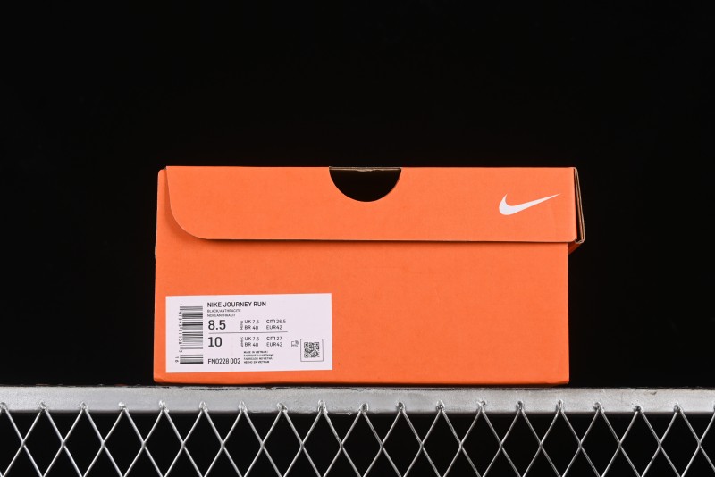 Nike Journey Run 2024 Low-Top Casual Running Shoes with Shock Absorption Anti-Slip and Wear-Resistant Design - FN0228-002