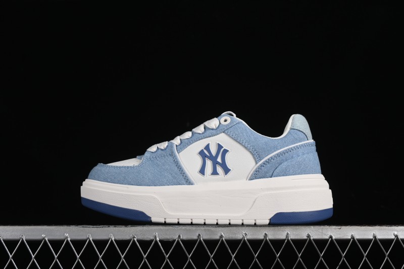 New York Yankees MLB Chunky Liner Denim Basic Platform Sandals - 3ASXCVT4N50BLS