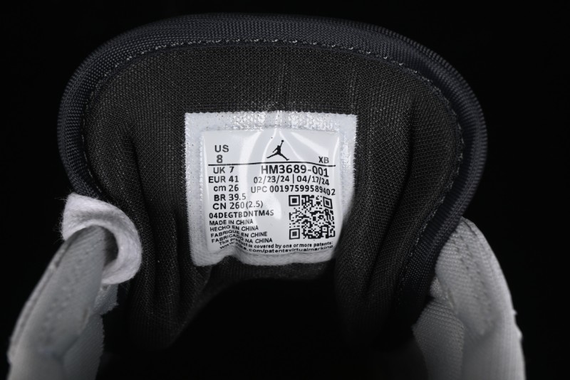 Nike Air Jordan 1 Low Method of Make Casual Sneakers with Metallic Grey Design - HM3689-001